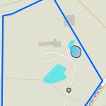 A digital map screenshot shows 2301 FM 1187, Aledo, TX outlined in blue with two small ponds and a building at the center. Roads labeled "E FM 1187" and "Alcido Dr. Rd." border the property. The time displayed is 11:44.